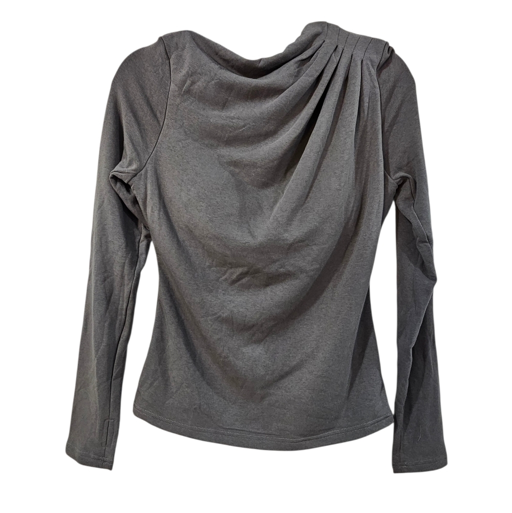 OGL ProWarm Ruched Boatneck Long Sleeve Brami with Thumbholes - Picture 2 of 10
